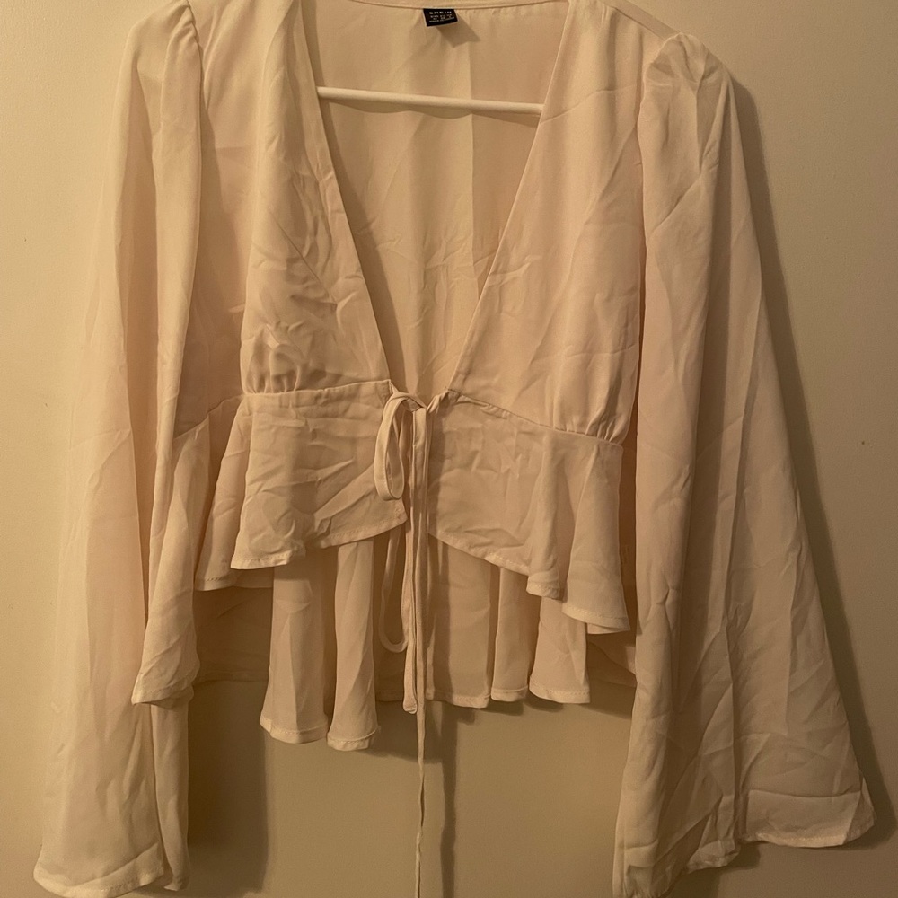 SHEIN Crop Blouse